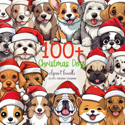 100+ Puppies with Accessories PNG: Adorable Puppy Clipart & Dog Breeds Bundle